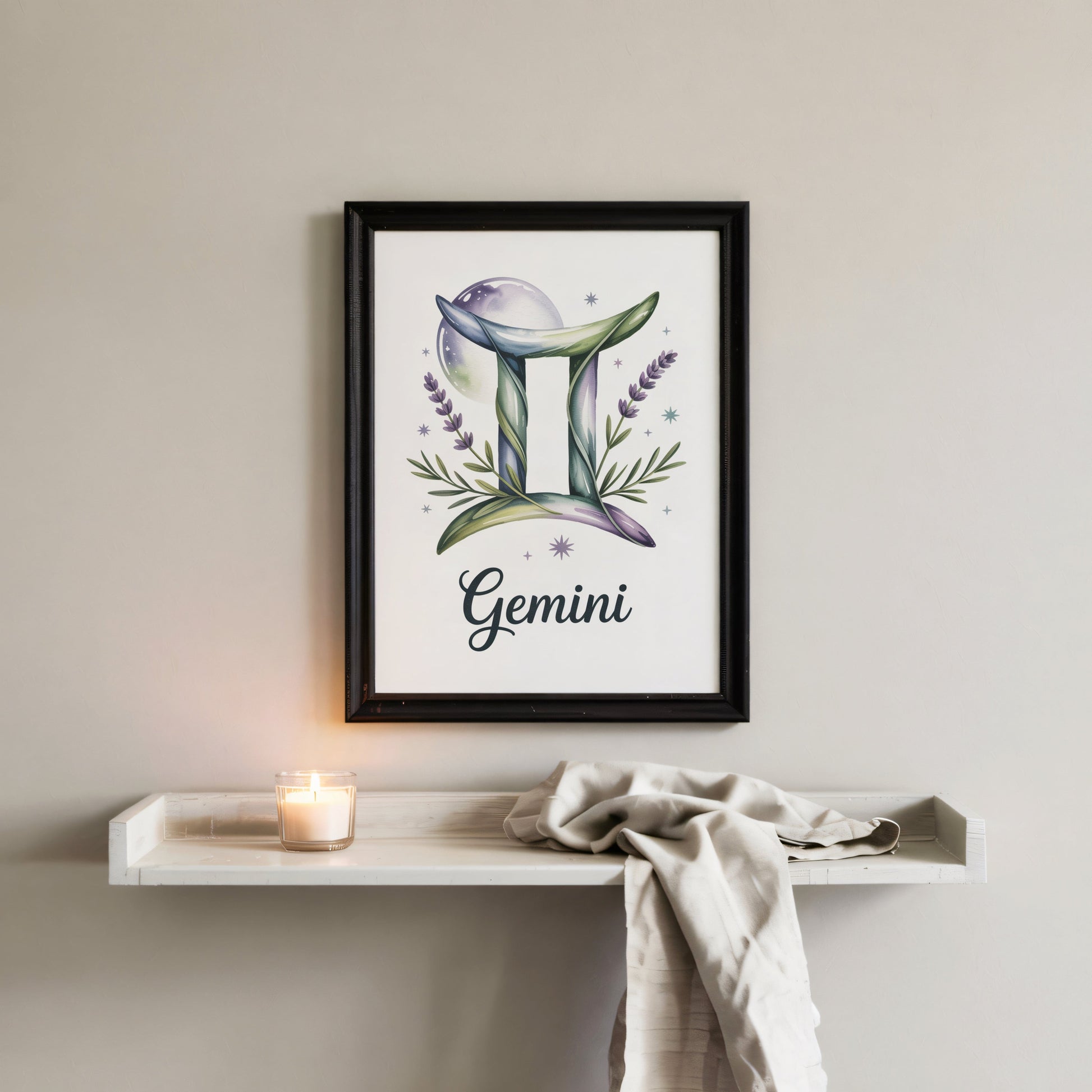 Aisle29 Print Gemini Earth Wall Art