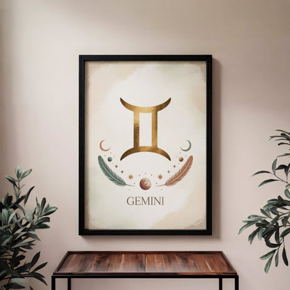 Aisle29 Print Gemini Subtle Wall Art