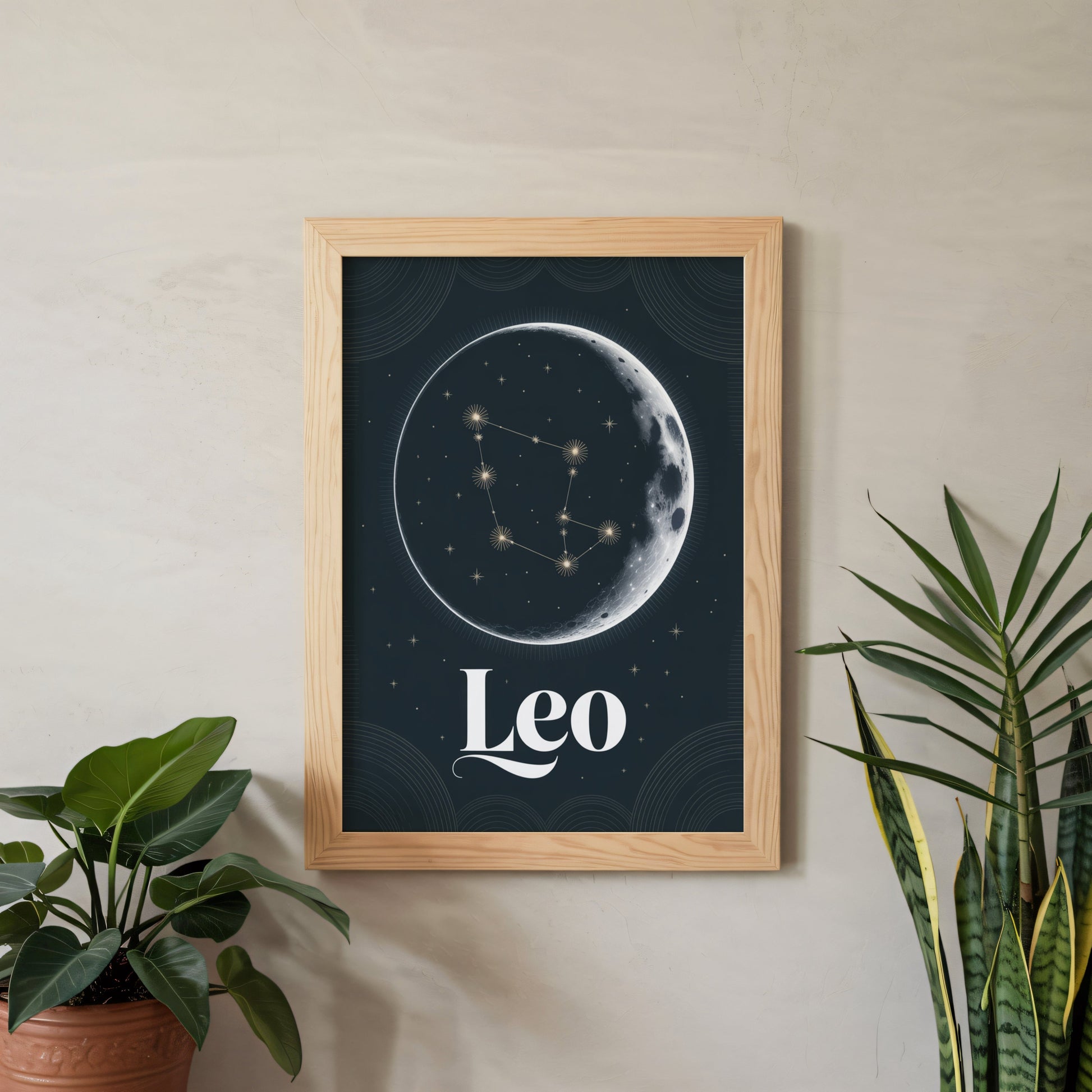 Aisle29 Print Leo Celestial Wall Art