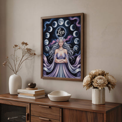 Aisle29 Print Leo Cosmic Wall Art