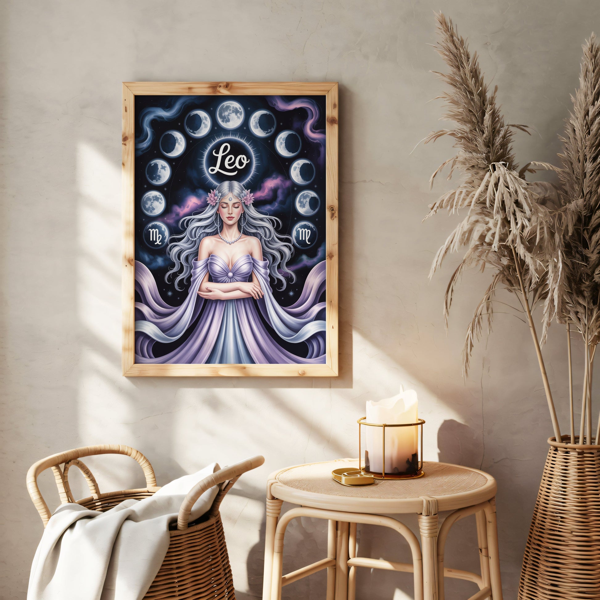 Aisle29 Print Leo Cosmic Wall Art