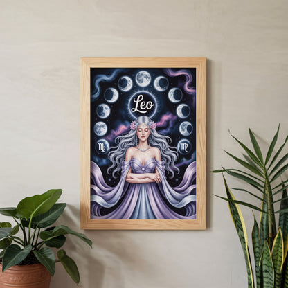 Aisle29 Print Leo Cosmic Wall Art