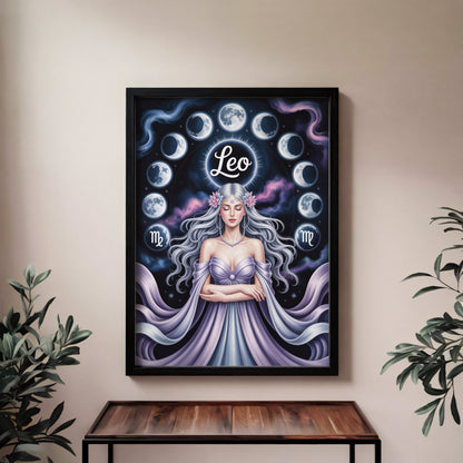 Aisle29 Print Leo Cosmic Wall Art
