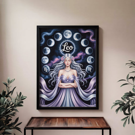 Aisle29 Print Leo Cosmic Wall Art