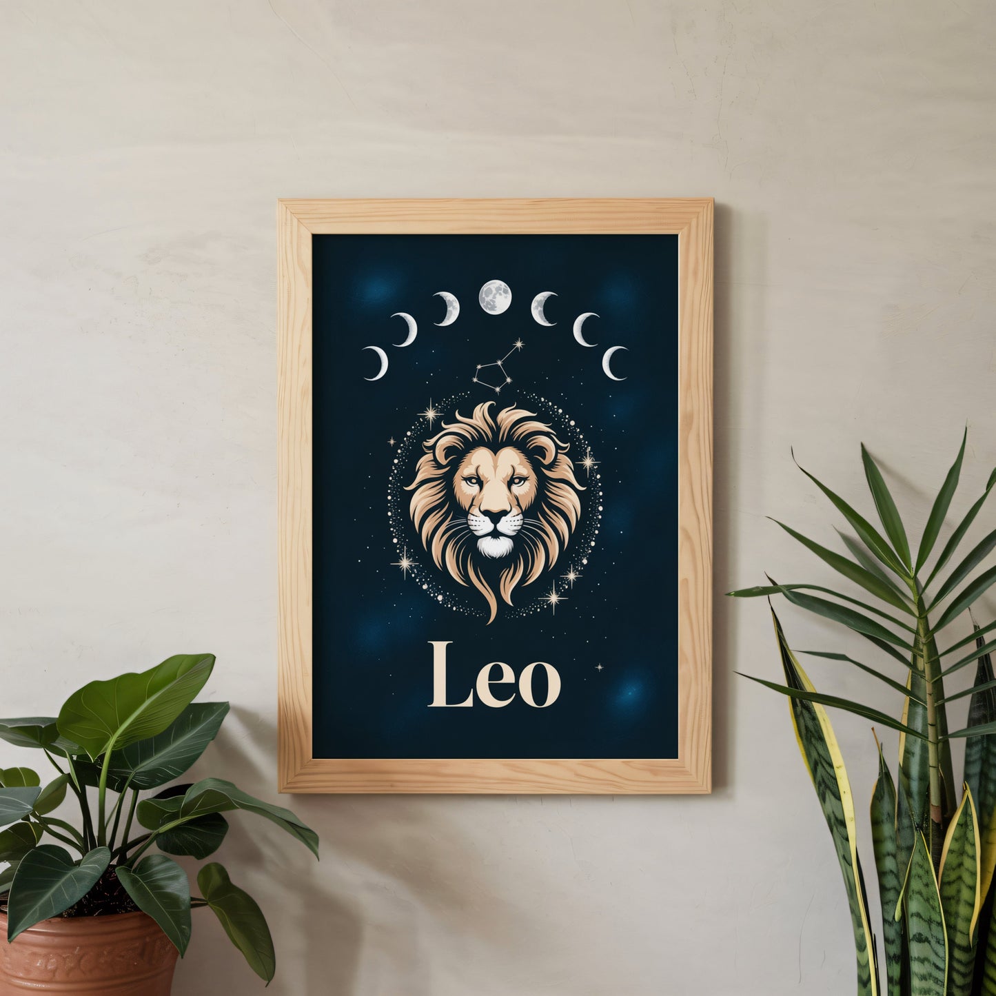 Aisle29 Print Leo Moon Wall Art