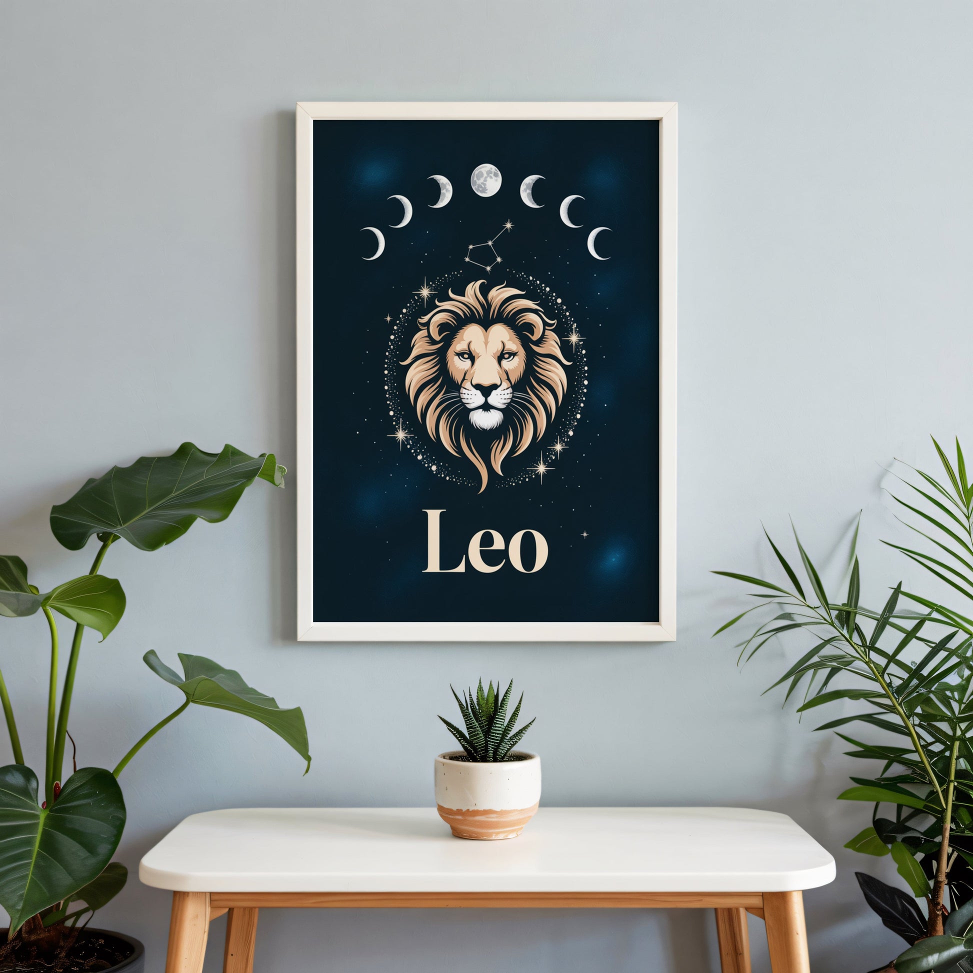 Aisle29 Print Leo Moon Wall Art