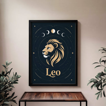 Aisle29 Print Leo Swirl Wall Art