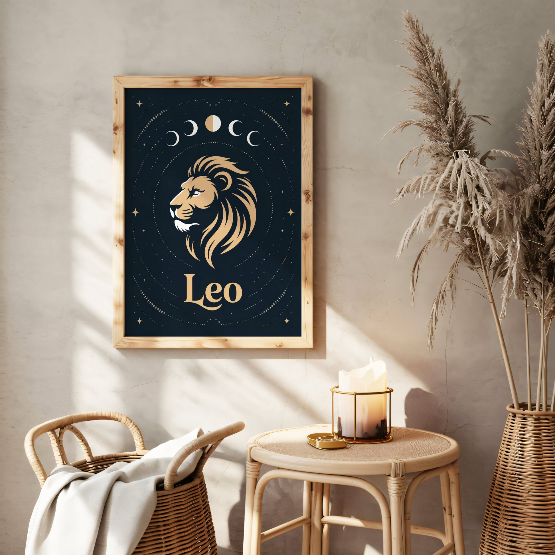 Aisle29 Print Leo Swirl Wall Art