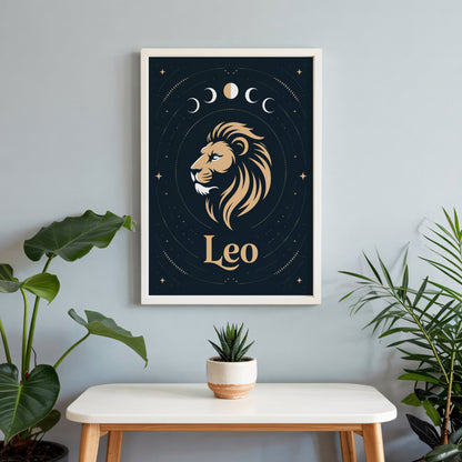 Aisle29 Print Leo Swirl Wall Art