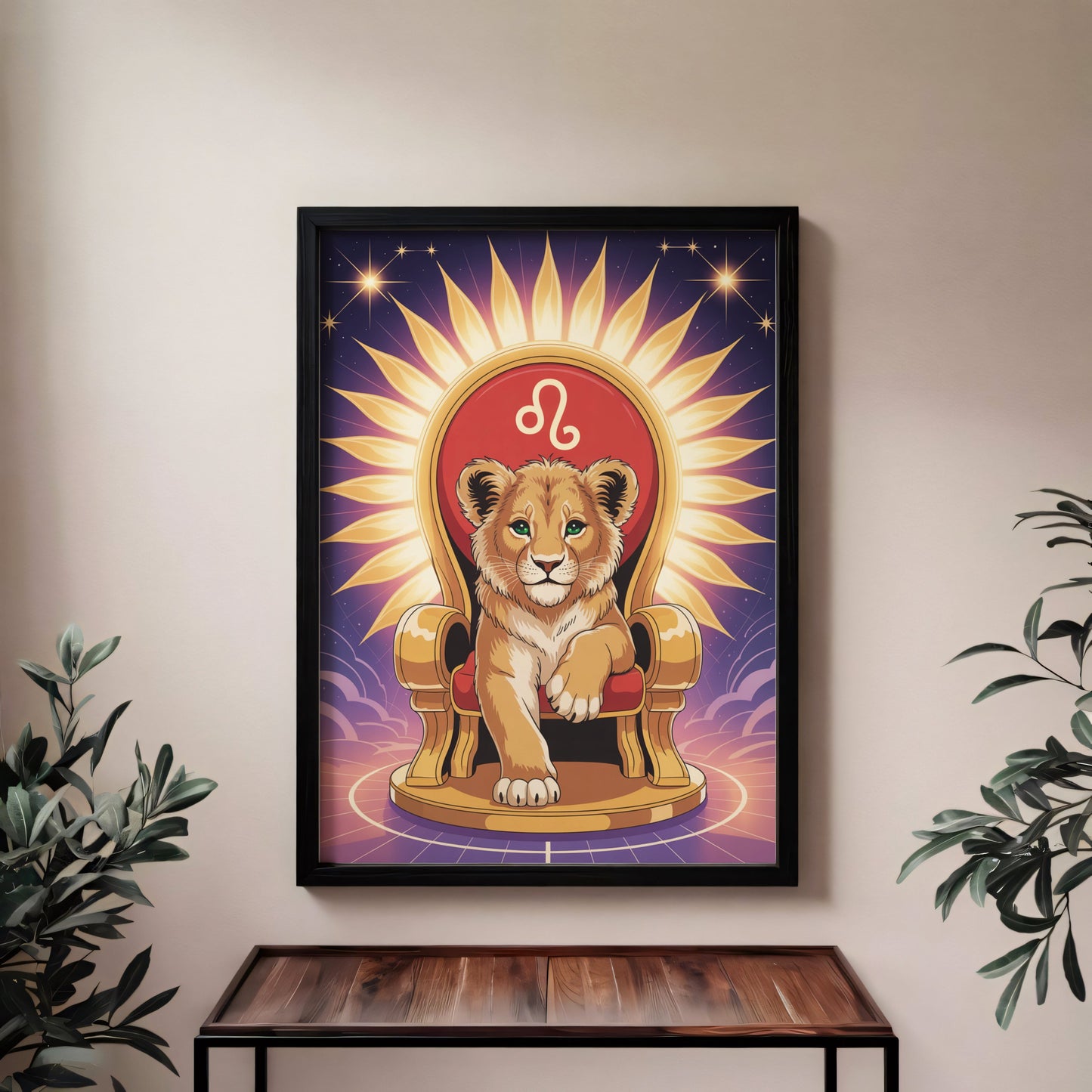 Aisle29 Print Leo Vibrant Kids Wall Art