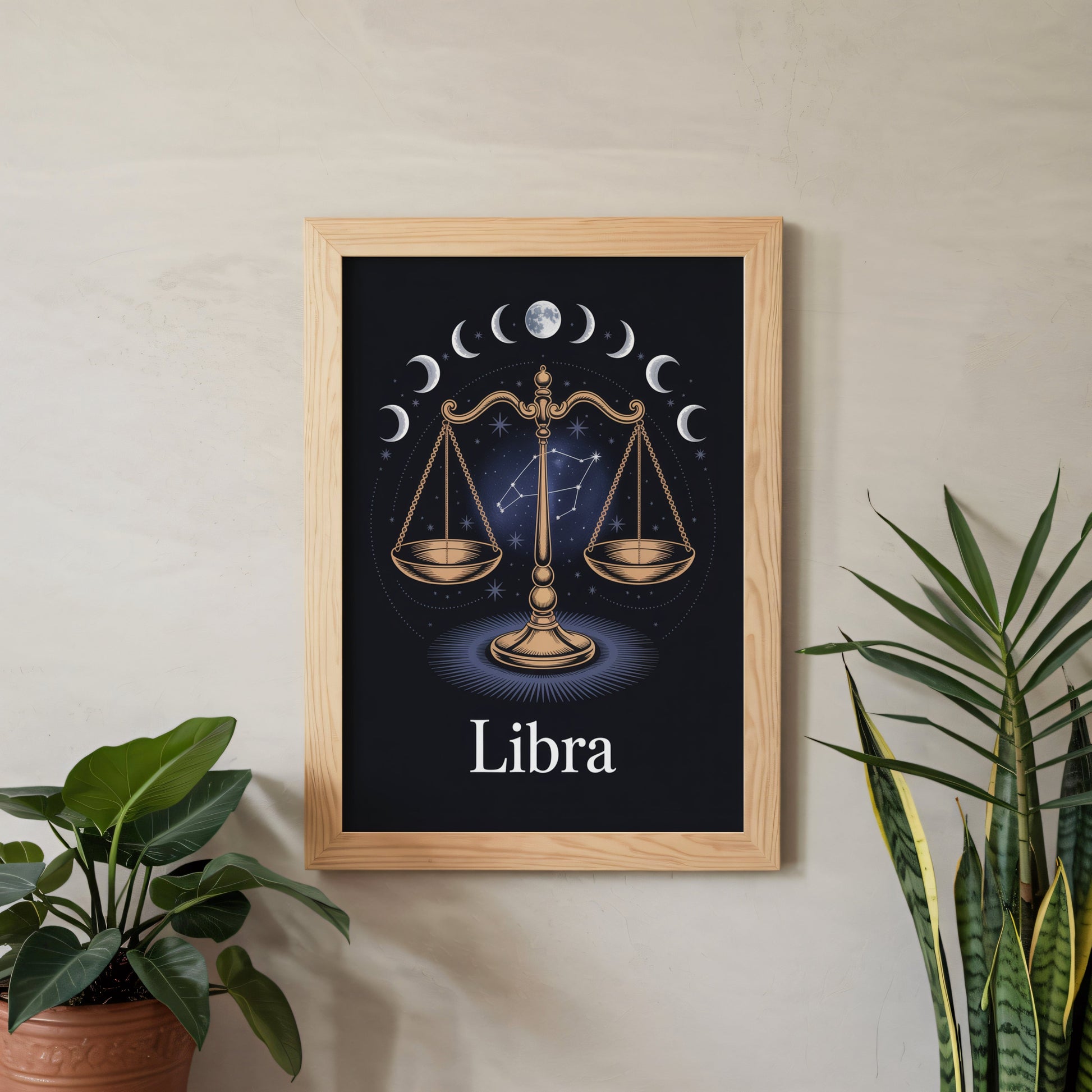 Aisle29 Print Libra Moon Wall Art