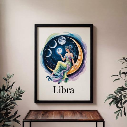 Aisle29 Print Libra Sure Moon Wall Art
