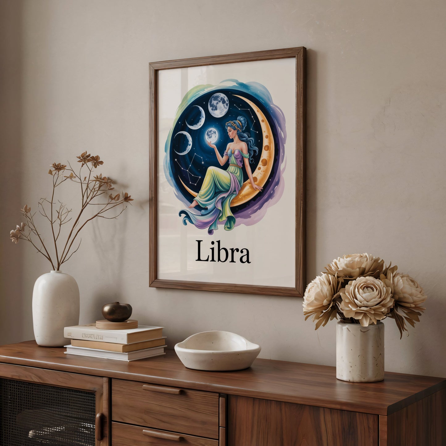 Aisle29 Print Libra Sure Moon Wall Art