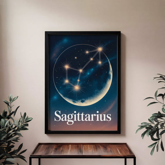 Aisle29 Print Sagittarius Celestial Wall Art