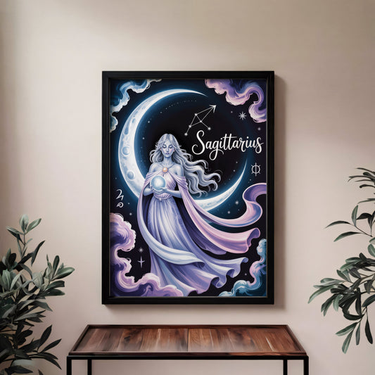 Aisle29 Print Sagittarius Cosmic Wall Art