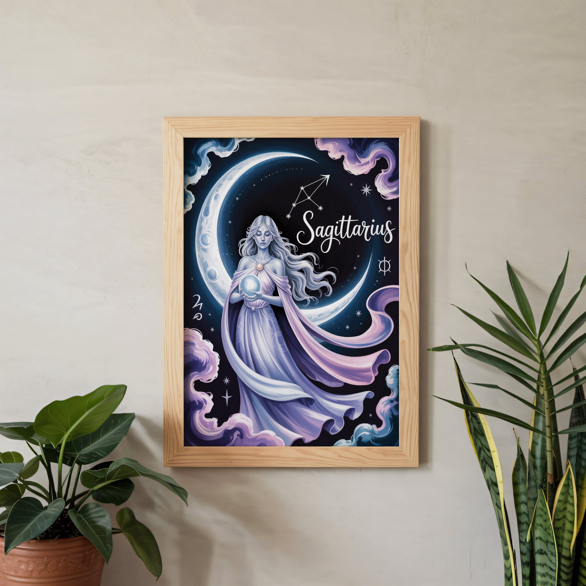 Aisle29 Print Sagittarius Cosmic Wall Art