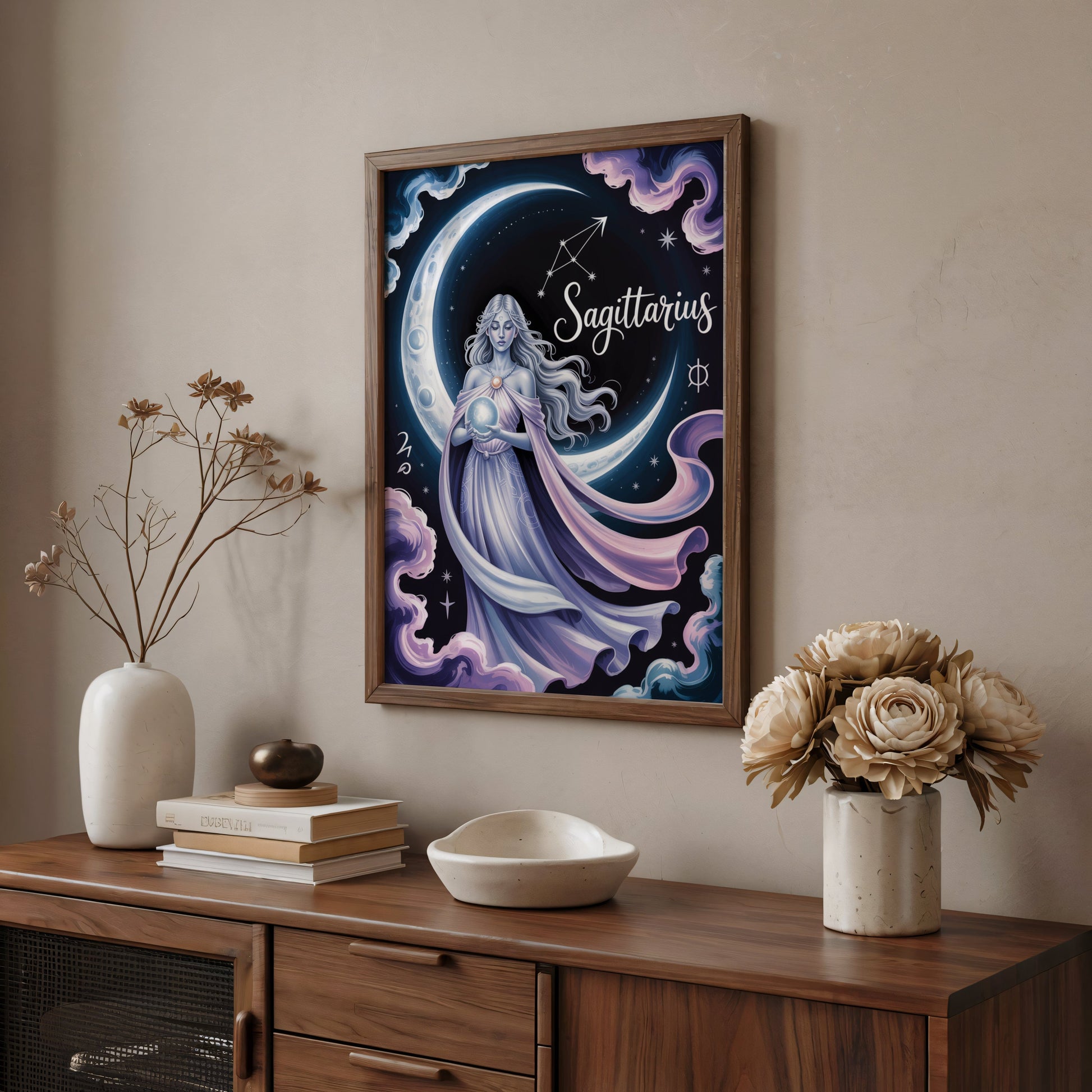 Aisle29 Print Sagittarius Cosmic Wall Art
