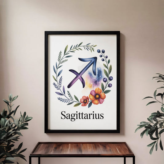 Aisle29 Print Sagittarius Earth Wall Art