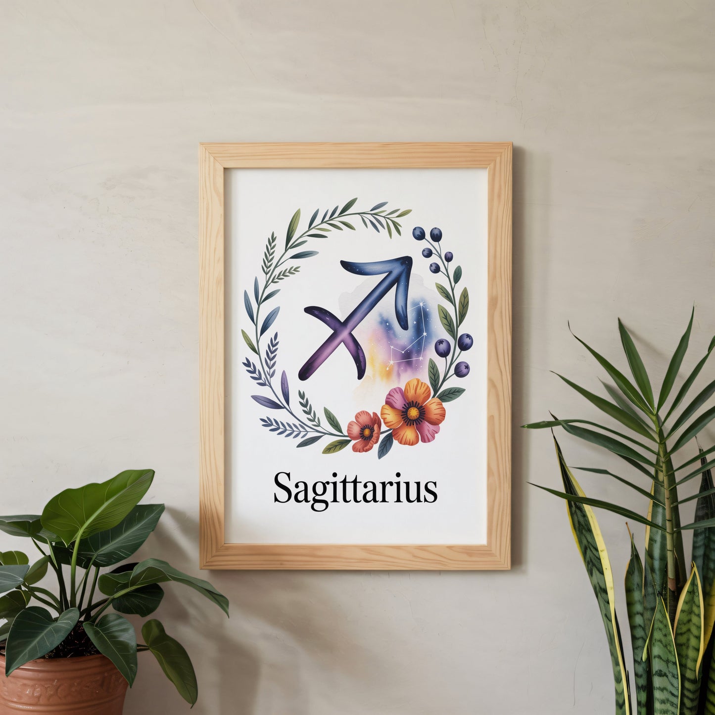 Aisle29 Print Sagittarius Earth Wall Art