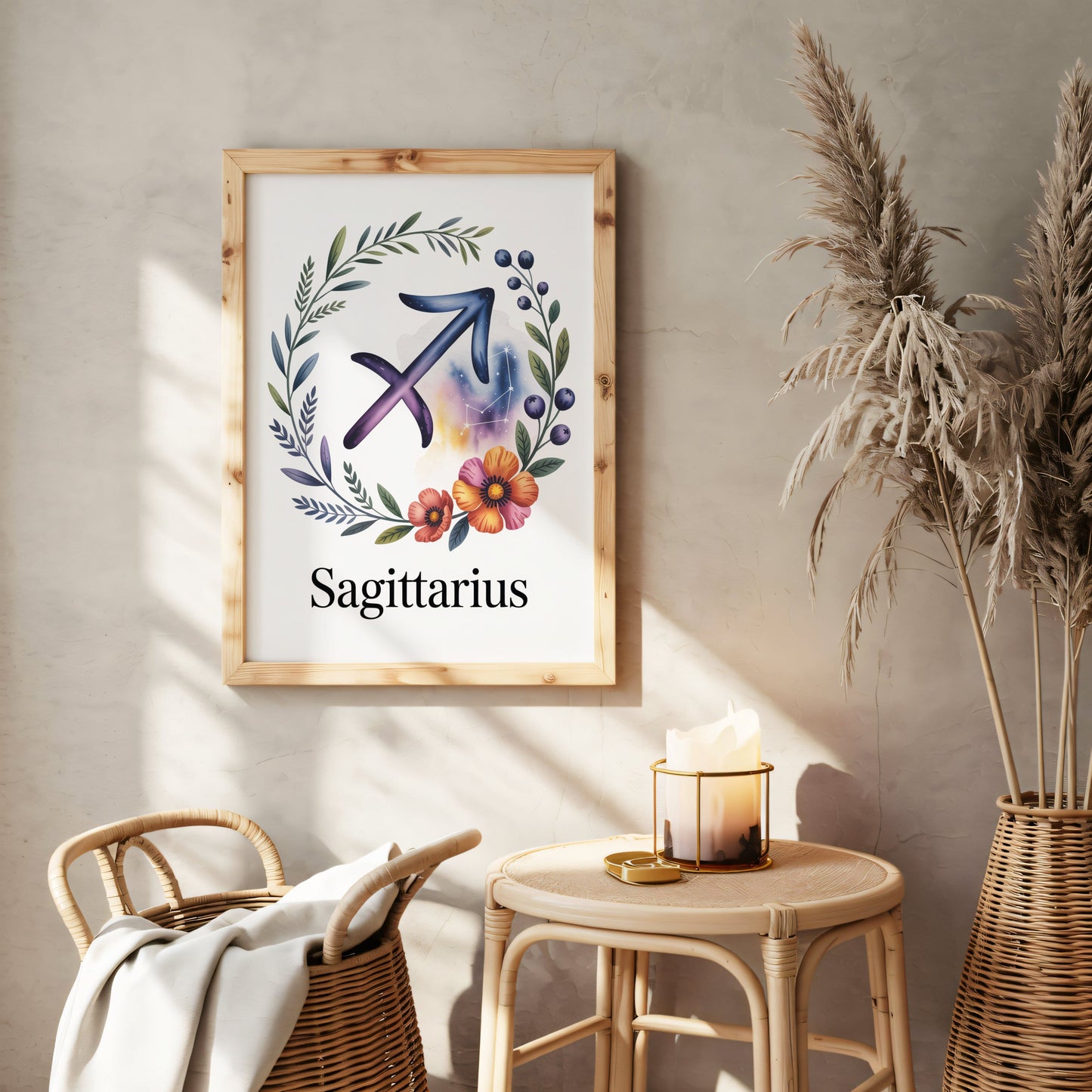 Aisle29 Print Sagittarius Earth Wall Art