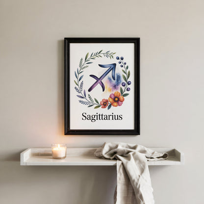 Aisle29 Print Sagittarius Earth Wall Art