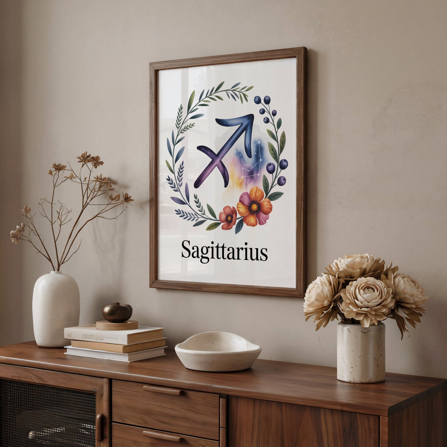 Aisle29 Print Sagittarius Earth Wall Art