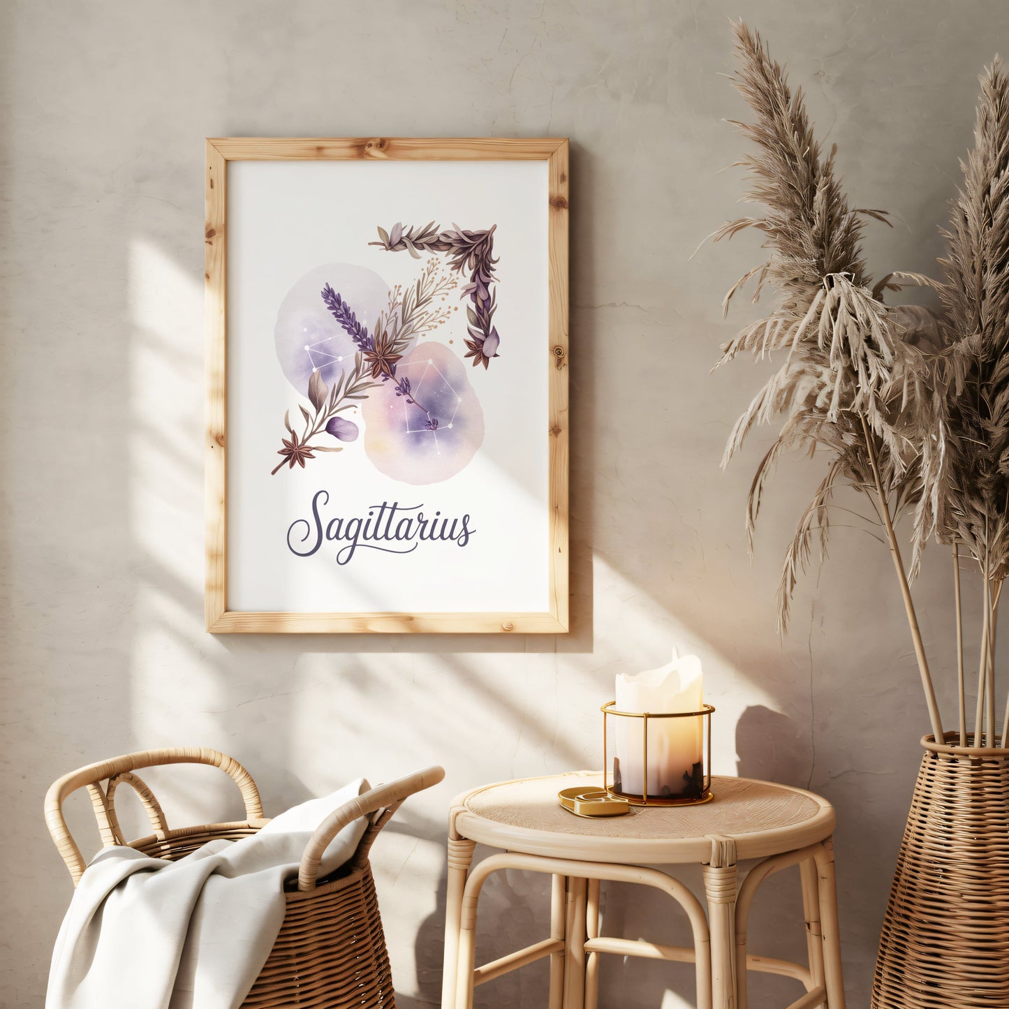 Aisle29 Print Sagittarius Intricate Wall Art