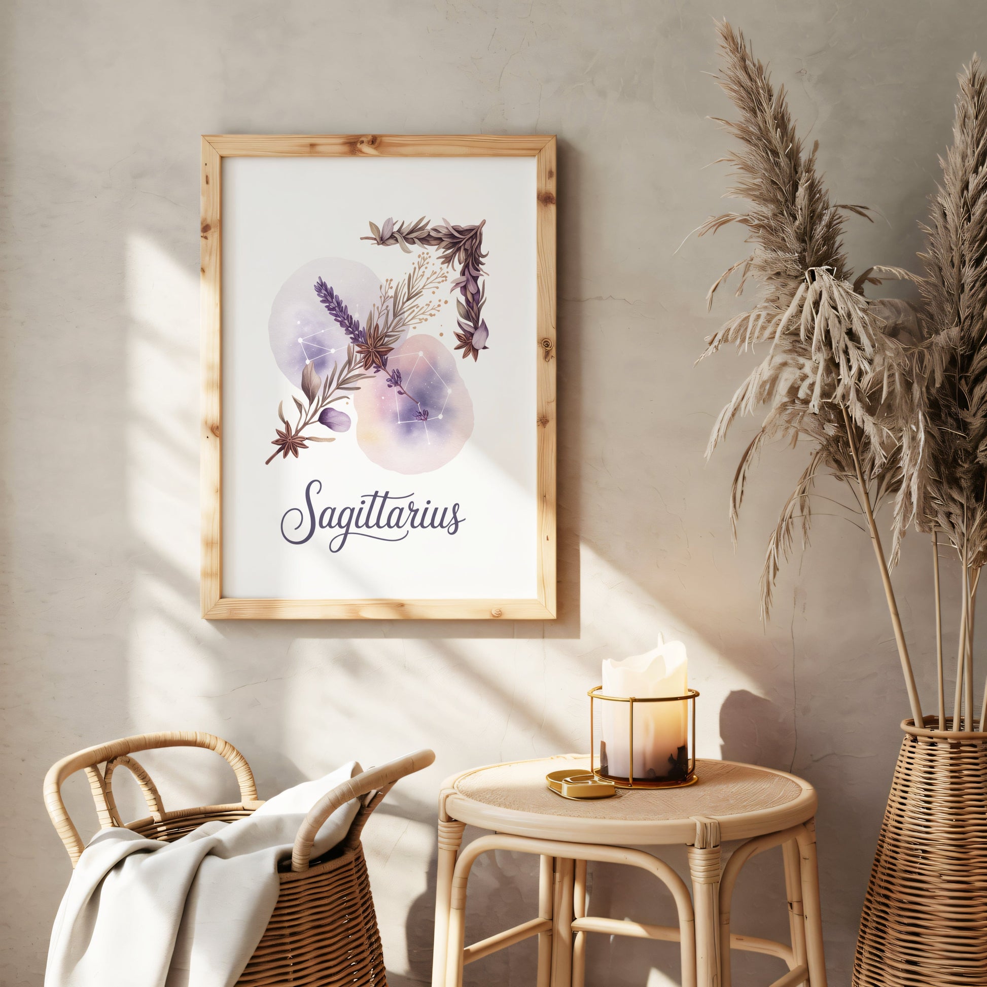 Aisle29 Print Sagittarius Intricate Wall Art