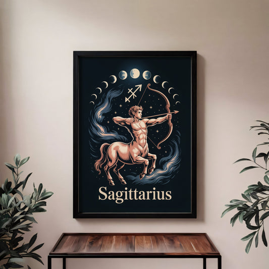 Aisle29 Print Sagittarius Moon Wall Art