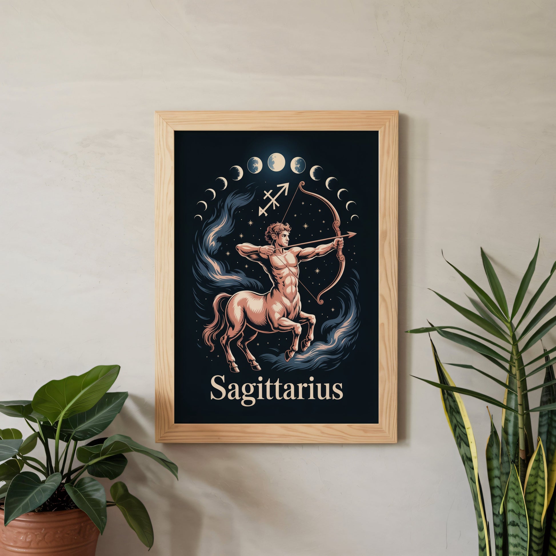 Aisle29 Print Sagittarius Moon Wall Art