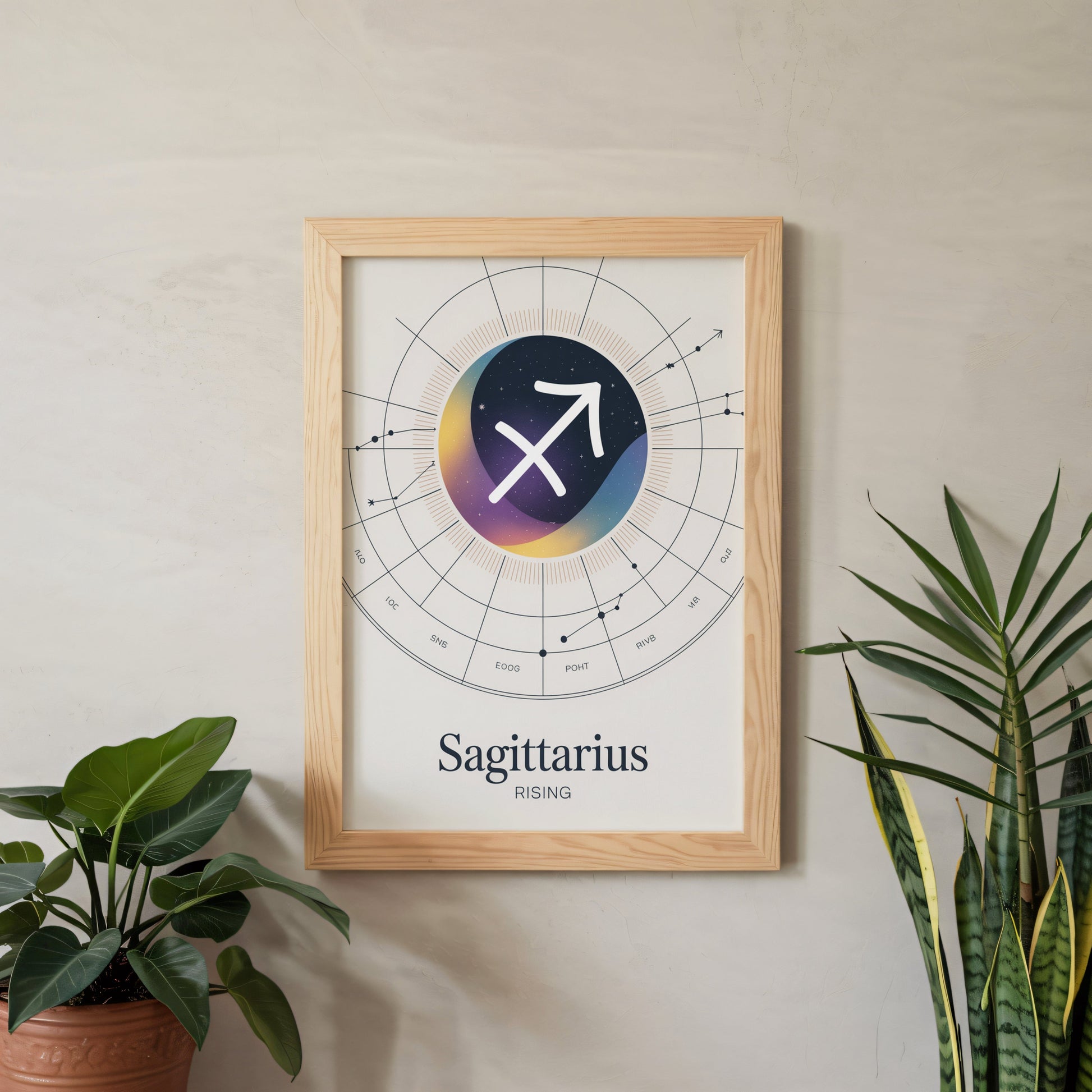 Aisle29 Print Sagittarius Rising Wall Art