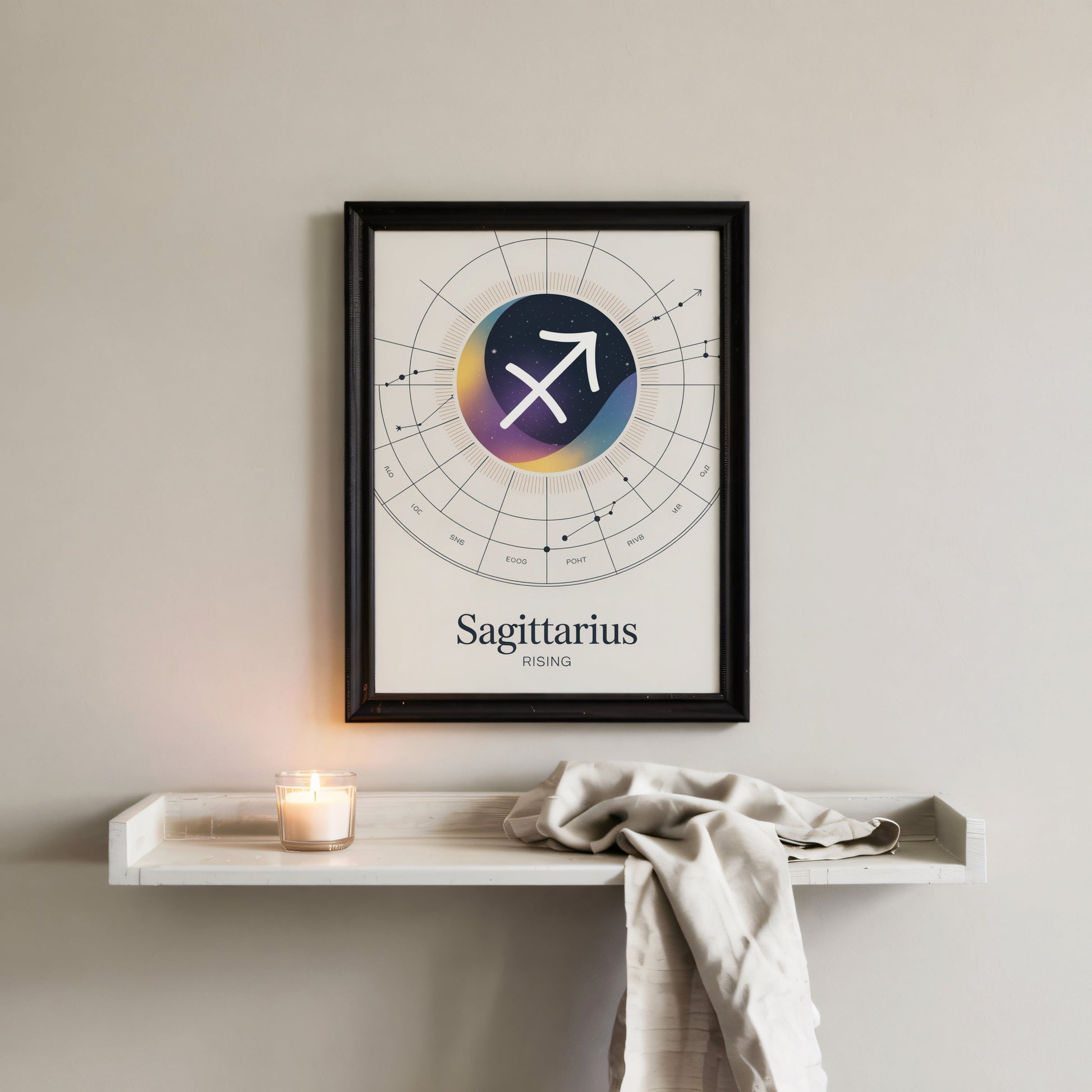Aisle29 Print Sagittarius Rising Wall Art