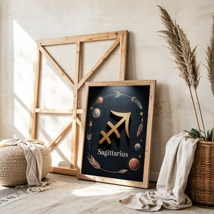 Aisle29 Print Sagittarius Strong Wall Art