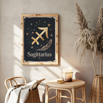 Aisle29 Print Sagittarius Subtle Wall Art