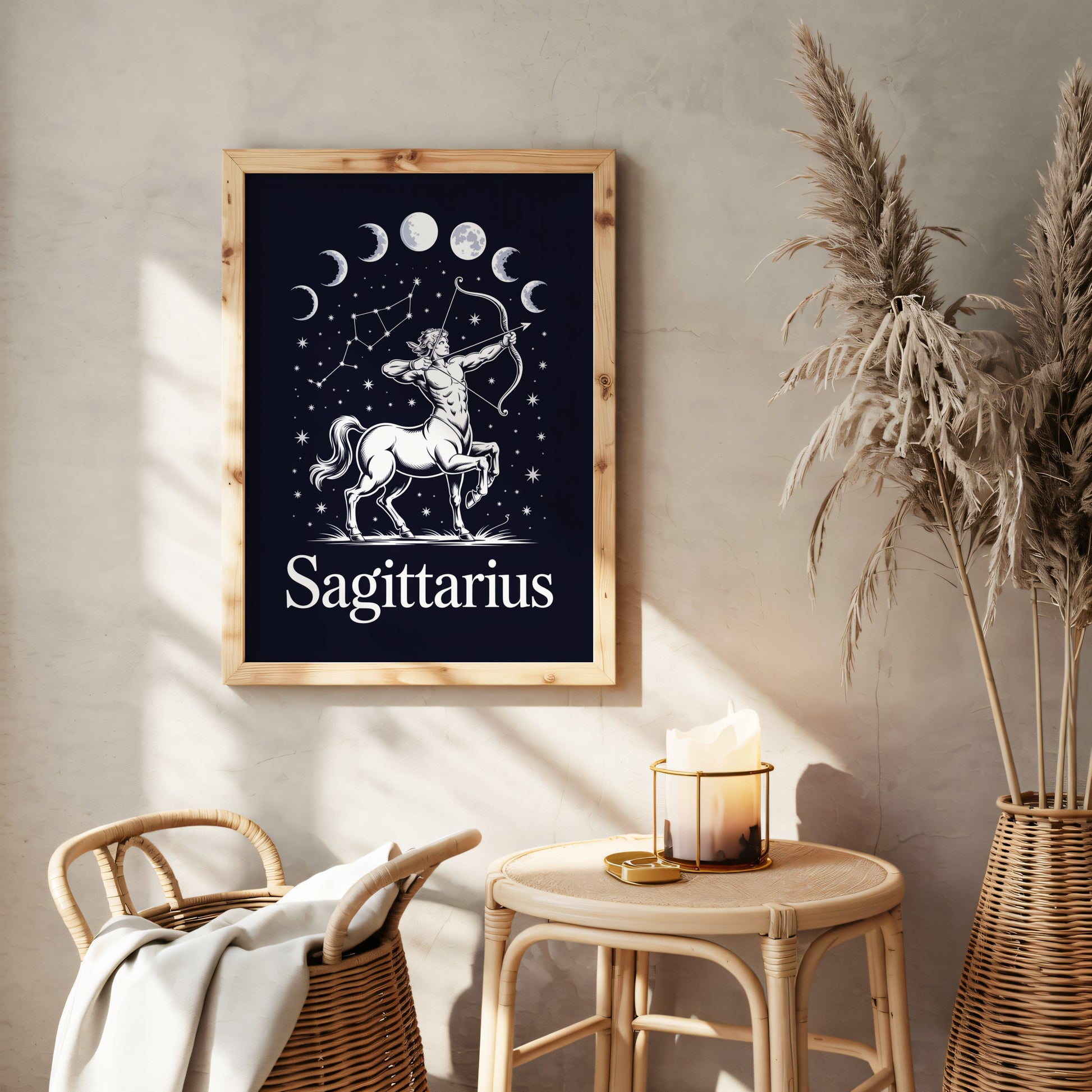Aisle29 Print Sagittarius Swirl Wall Art