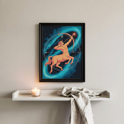 Aisle29 Print Sagittarius Vibrant Wall Art