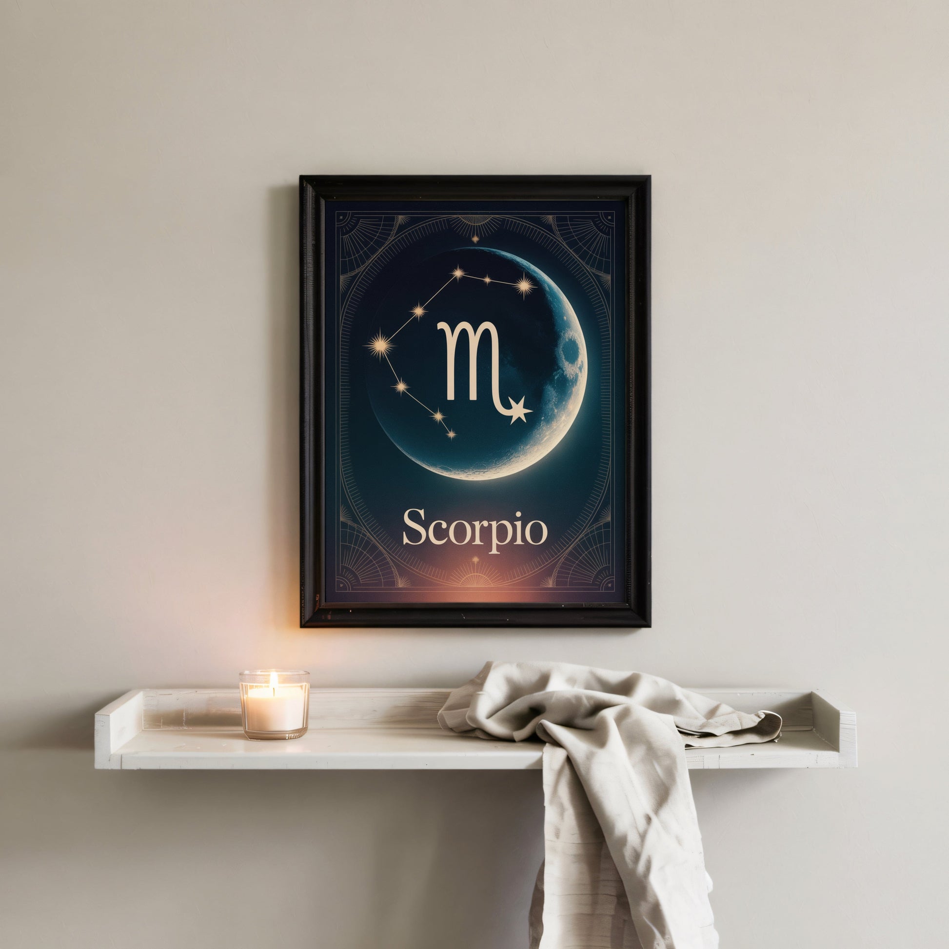 Aisle29 Print Scorpio Celestial Wall Art