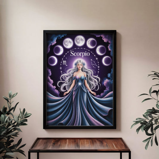 Aisle29 Print Scorpio Cosmic Wall Art