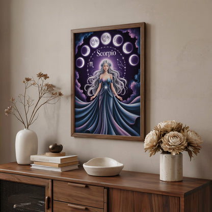Aisle29 Print Scorpio Cosmic Wall Art