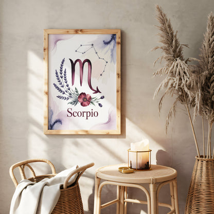 Aisle29 Print Scorpio Earth Wall Art