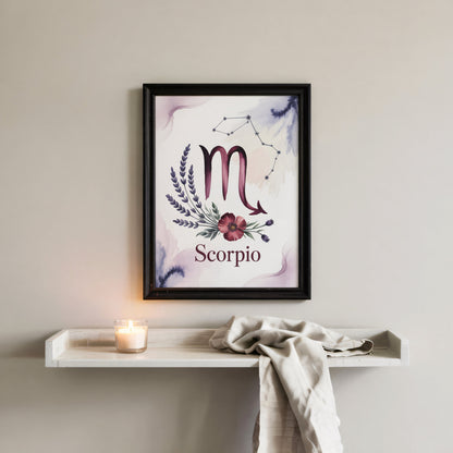 Aisle29 Print Scorpio Earth Wall Art