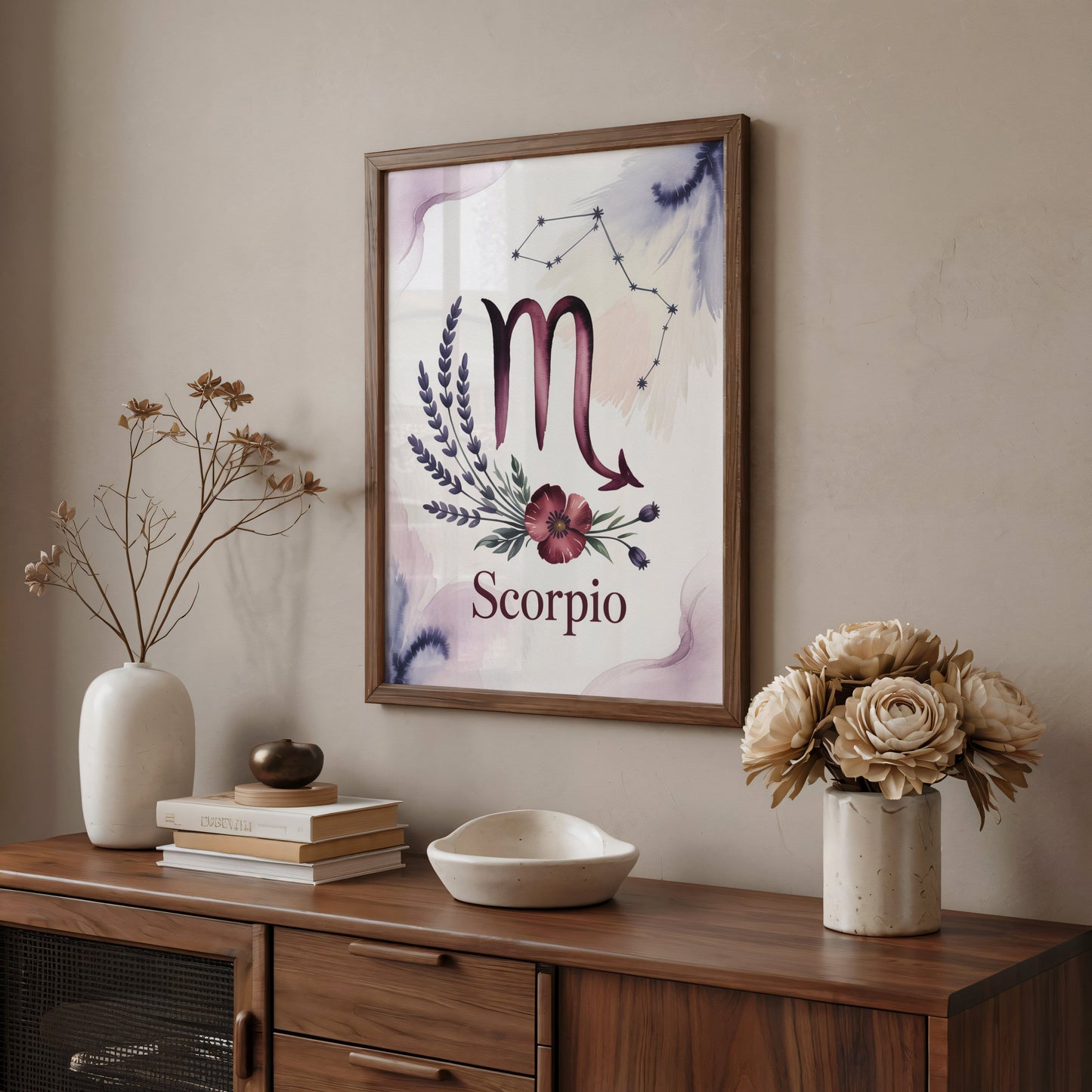 Aisle29 Print Scorpio Earth Wall Art
