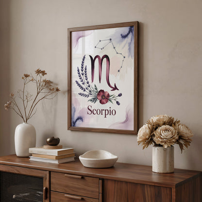 Aisle29 Print Scorpio Earth Wall Art