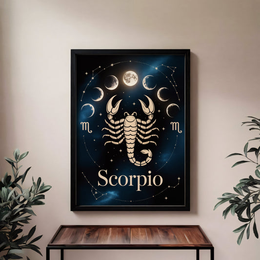 Aisle29 Print Scorpio Moon Wall Art