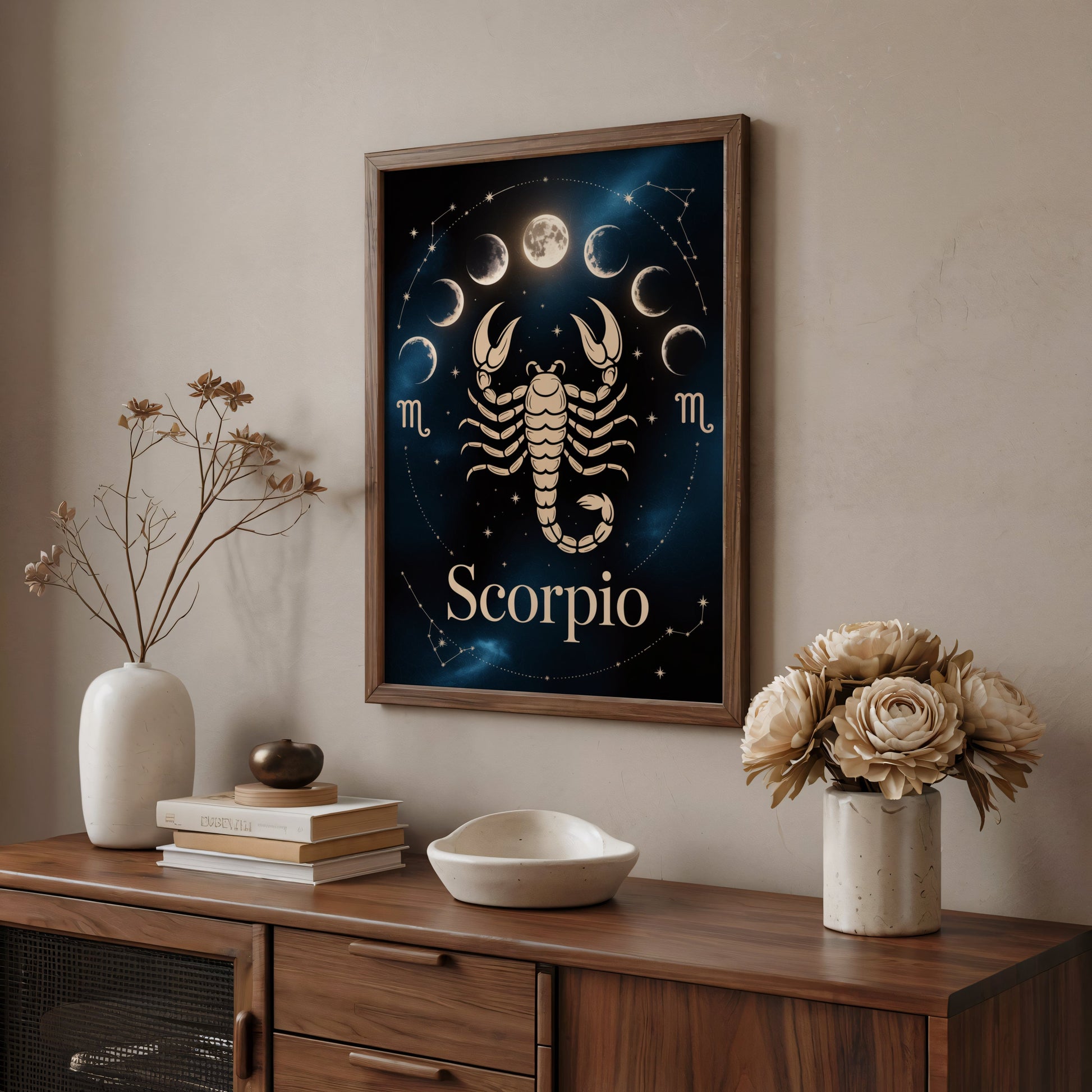 Aisle29 Print Scorpio Moon Wall Art