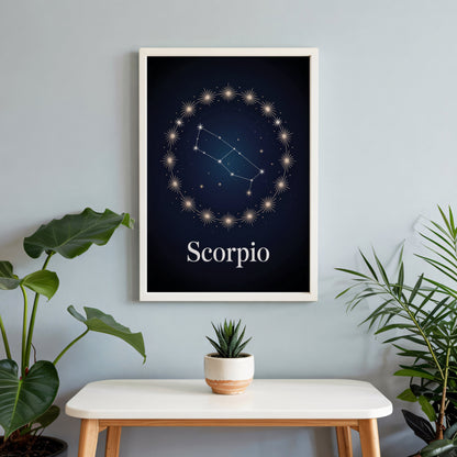 Aisle29 Print Scorpio Stars Wall Art