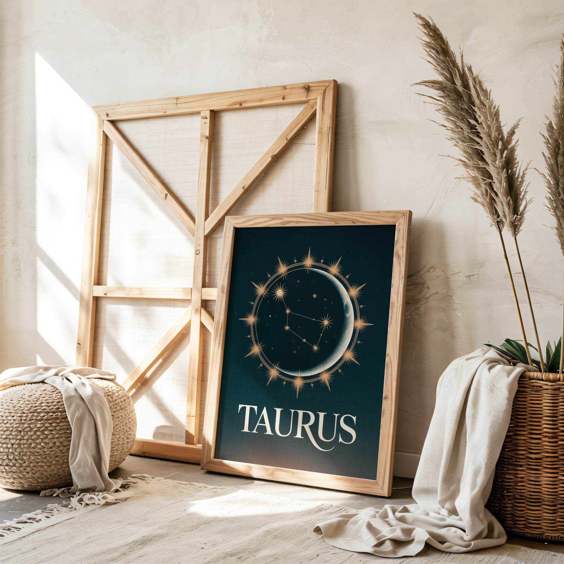Aisle29 Print Taurus Celestial Fire Wall Art