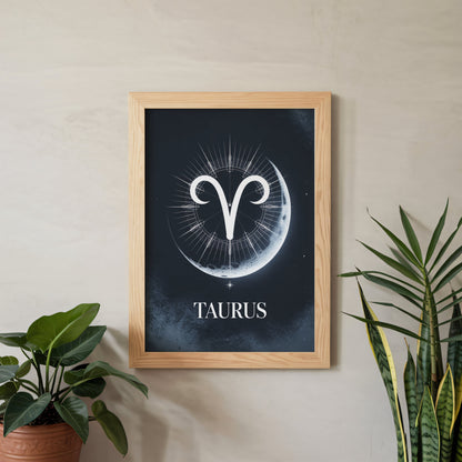 Aisle29 Print Taurus Celestial Wall Art