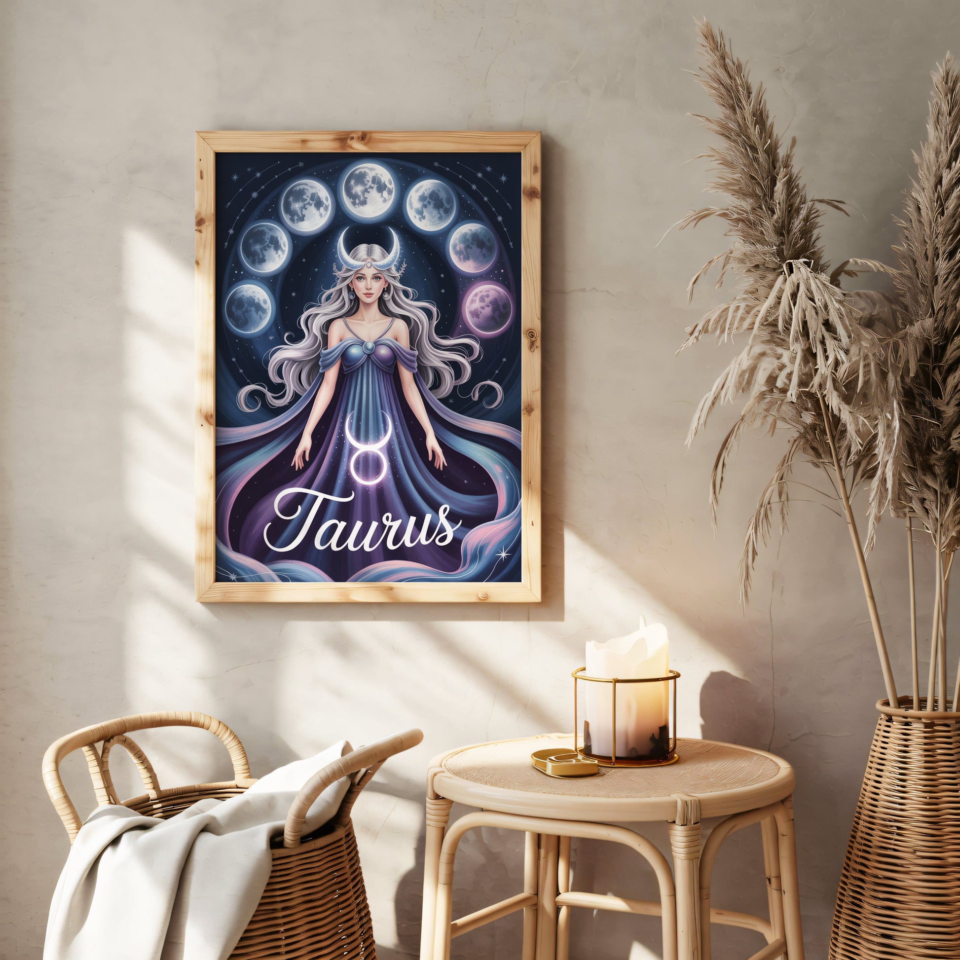 Aisle29 Print Taurus Cosmic Wall Art