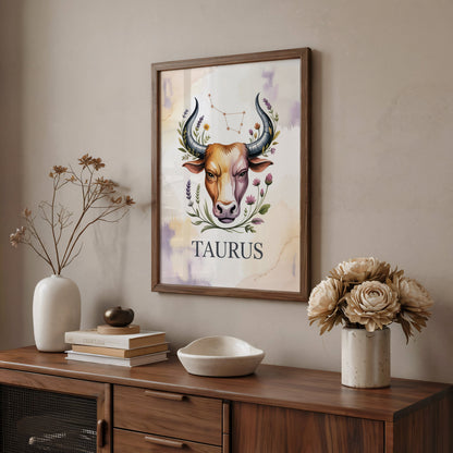 Aisle29 Print Taurus Earth Wall Art
